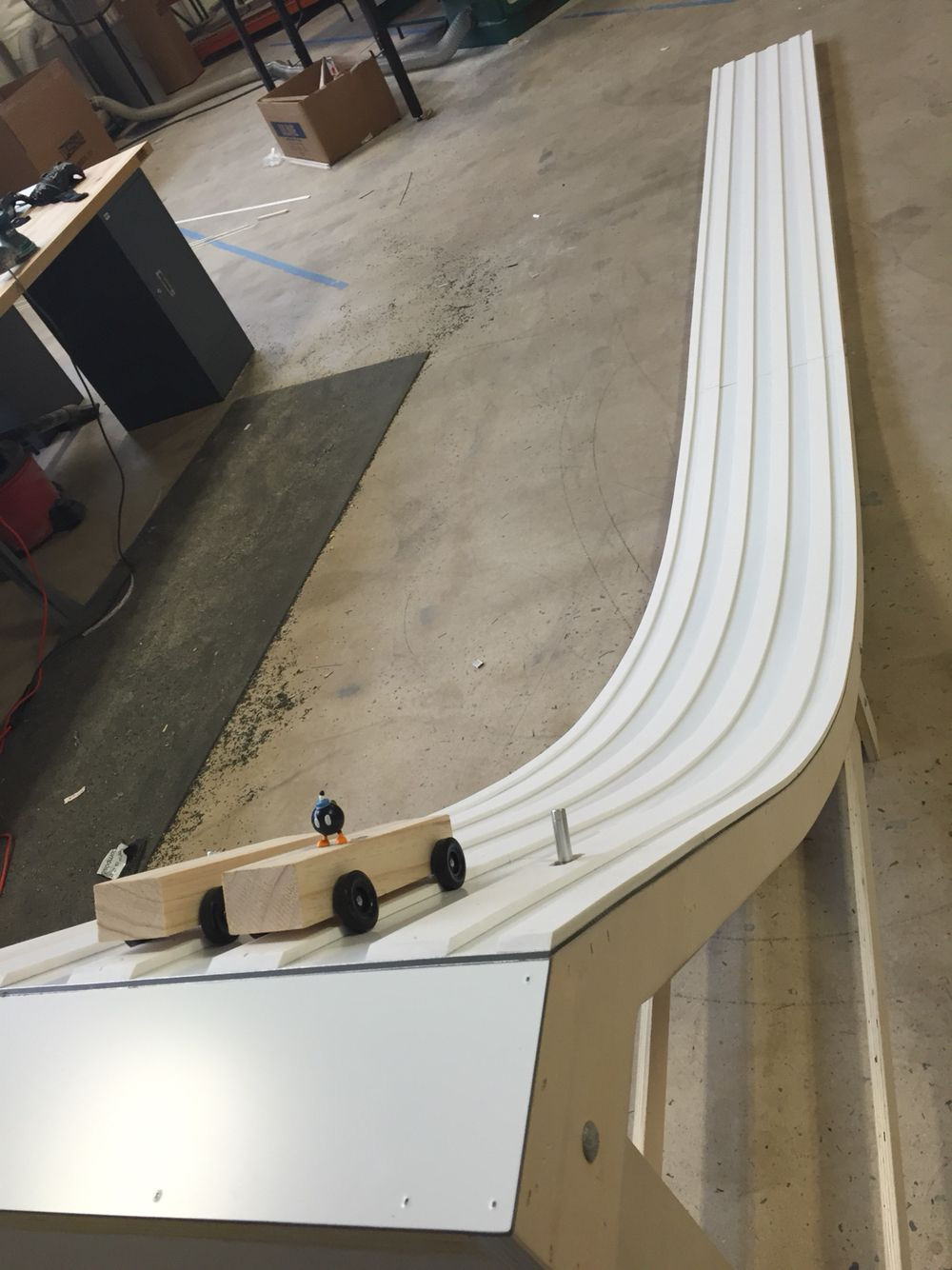 DIY Pinewood Derby Track
 Pin on My work projects