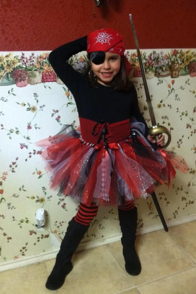 DIY Pirate Costume For Toddler
 GIRL PIRATE Pirate TuTu in 2019