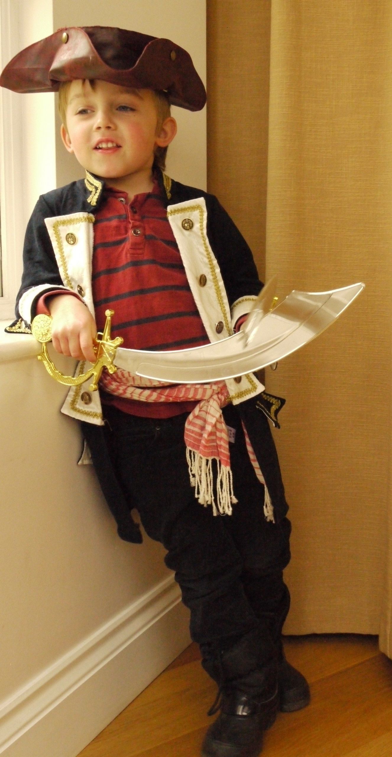 DIY Pirate Costume For Toddler
 Homemade Kids Dressing Up Costumes Pirate Coat