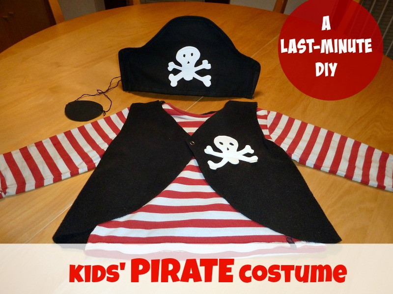 DIY Pirate Costume For Toddler
 How to make a PIRATE costume for kids last minute DIY
