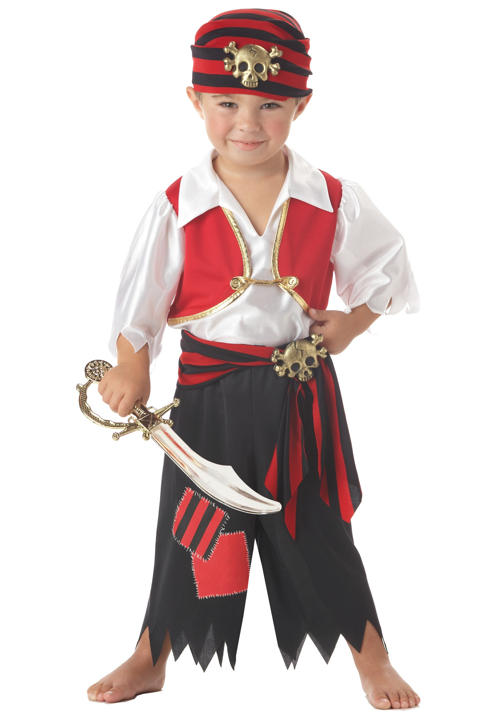 DIY Pirate Costume For Toddler
 Toddler Ahoy Matey Pirate Costume