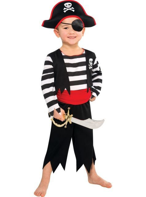 DIY Pirate Costume For Toddler
 Toddler Pirate Costume Party City $9 99