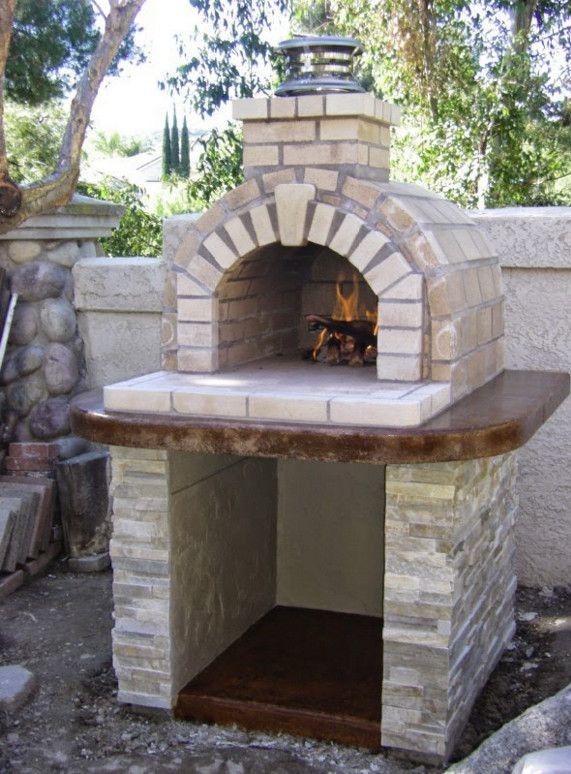 DIY Pizza Oven Plans Free
 brick wood oven plans BBQ OUTSIDE in 2019