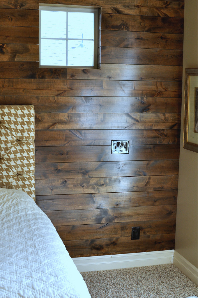 DIY Planked Wall
 Decorating Cents Planked