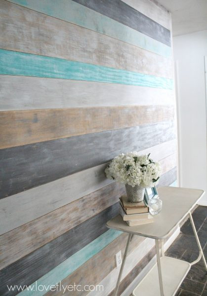 DIY Planked Wall
 How to Make a Stunning DIY Plank Wall Lovely Etc