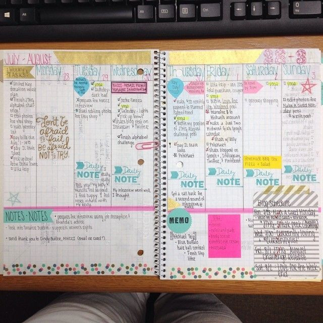DIY Planner From Notebook
 diy planner Google Search organized