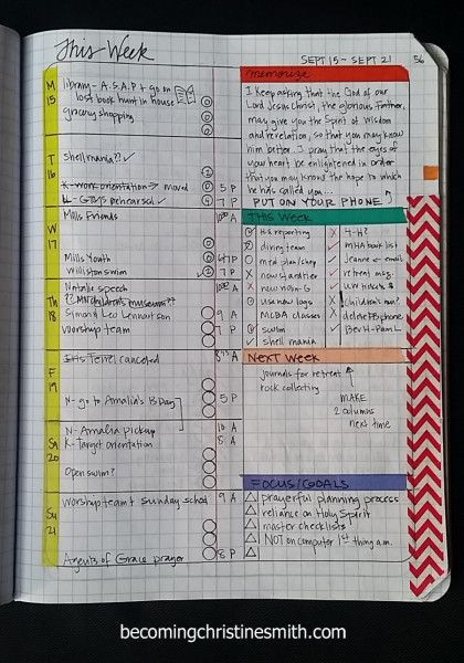 DIY Planner From Notebook
 position notebook grid planner DIY 3