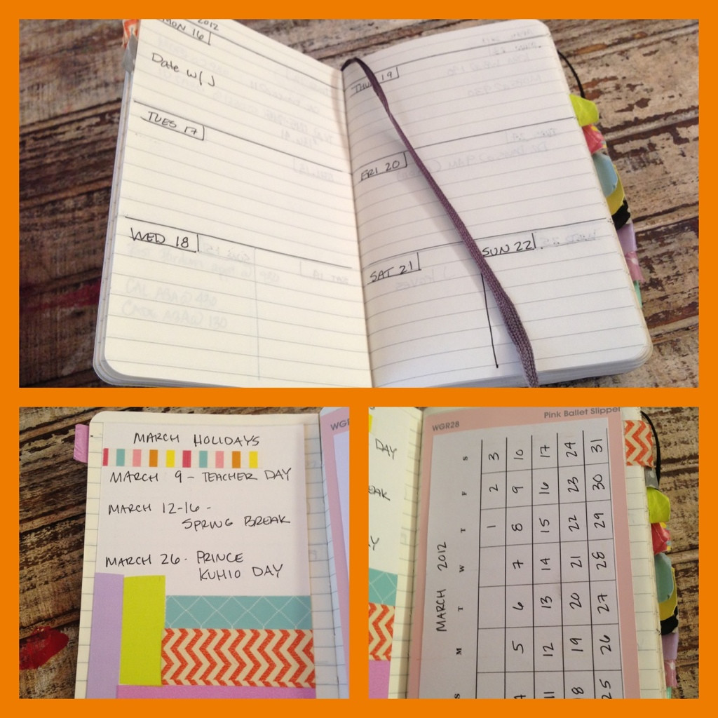 DIY Planner From Notebook
 Moleskine Notebook Planner Hack