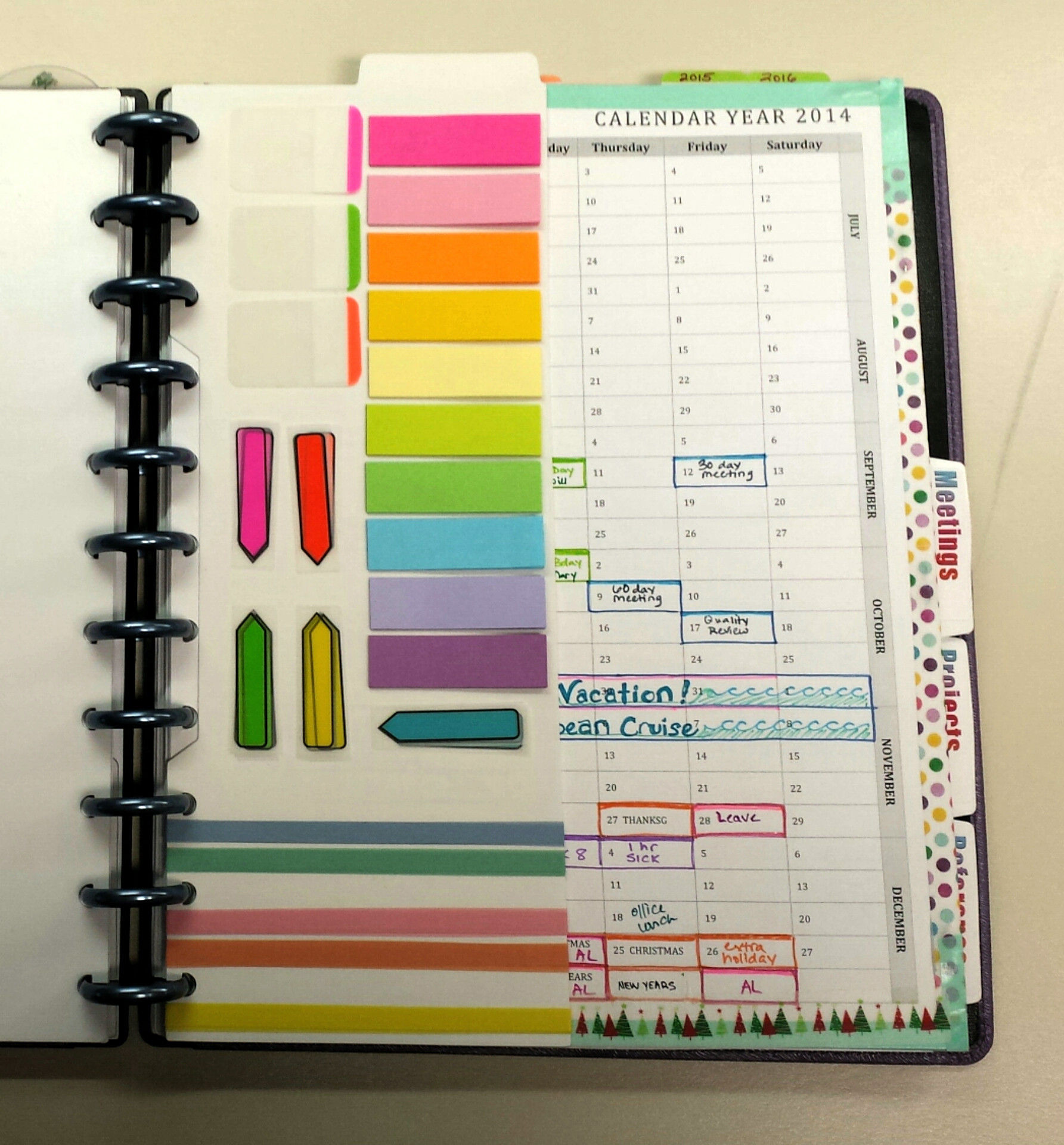 DIY Planner From Notebook
 Using Post It Flags in your DIY Planner