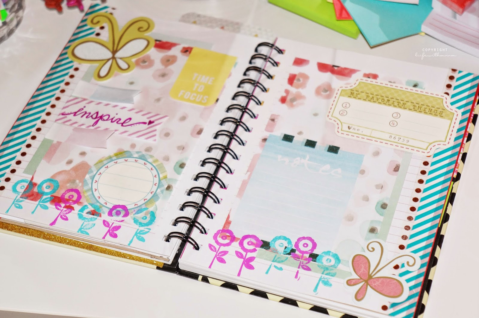 DIY Planner From Notebook
 liifewithanna Decorating Your Planner Notebook & DIY