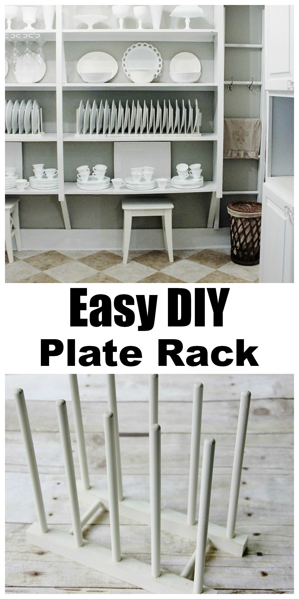 DIY Plate Rack
 Simple Plate Display Rack Thistlewood Farm