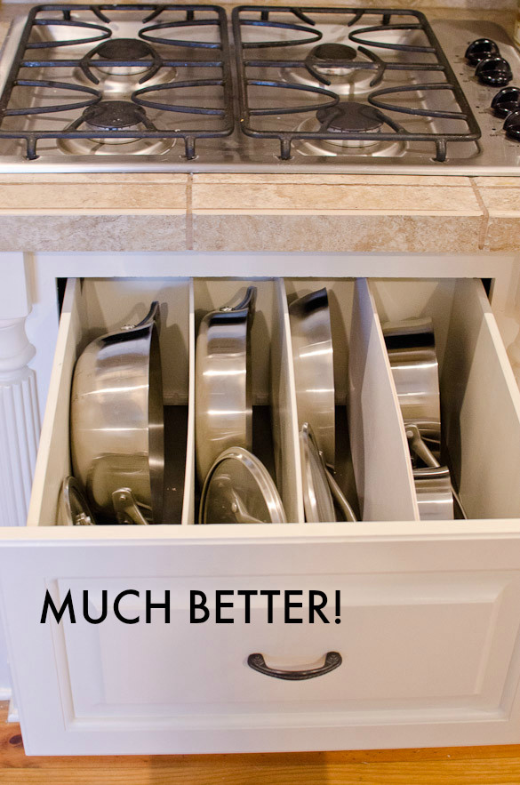 DIY Pots And Pans Organizer
 Spring Cleaning DIY Organized Pots and Pans Cookware Drawer