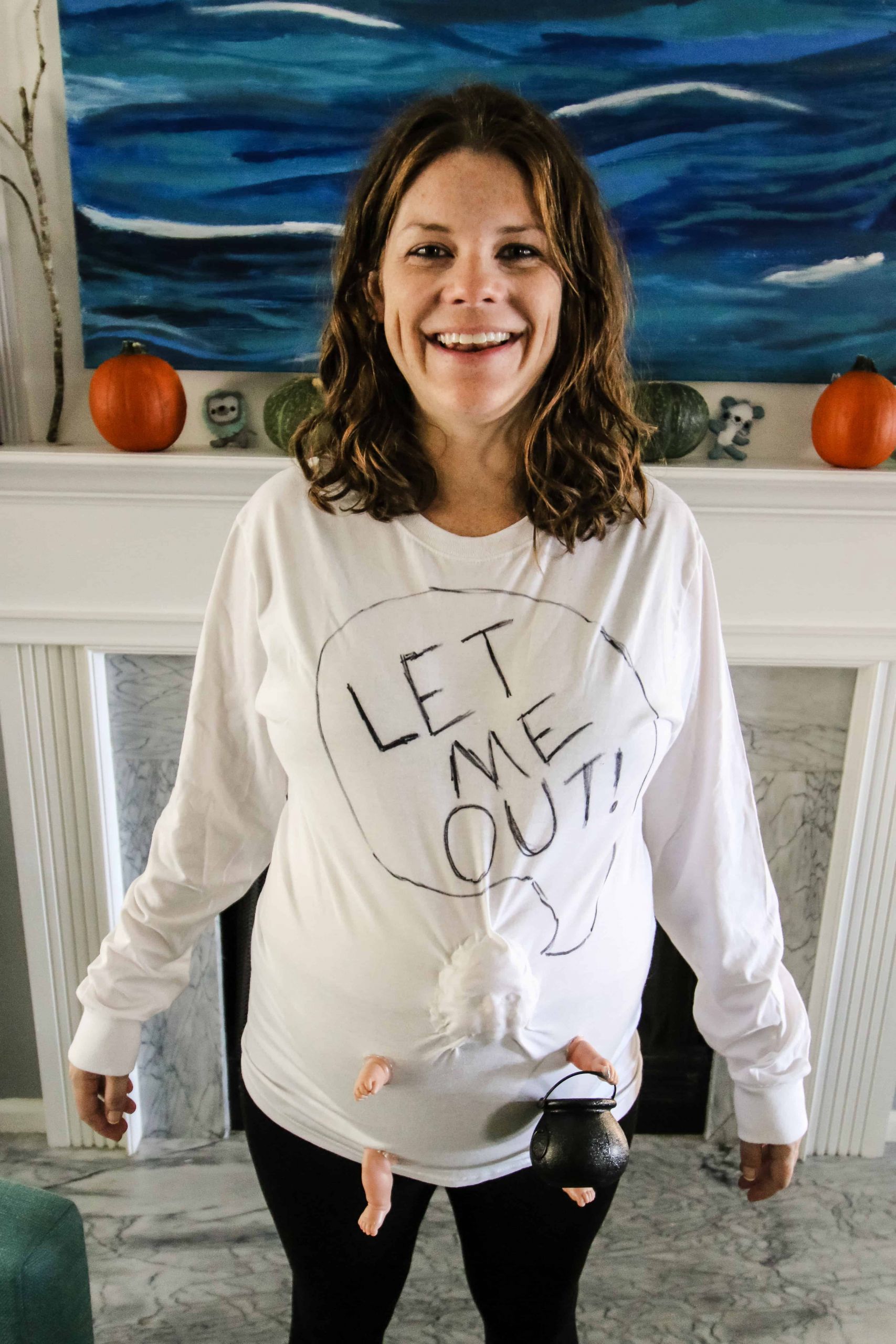 DIY Pregnancy Costumes
 Easy Pregnant Halloween Costumes