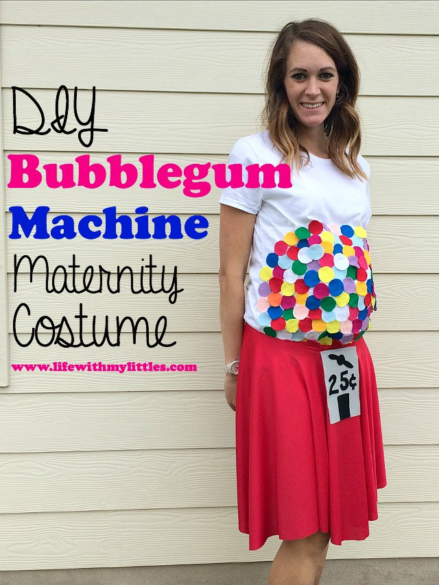 DIY Pregnancy Costumes
 DIY Bubblegum Machine Maternity Costume Life With My Littles