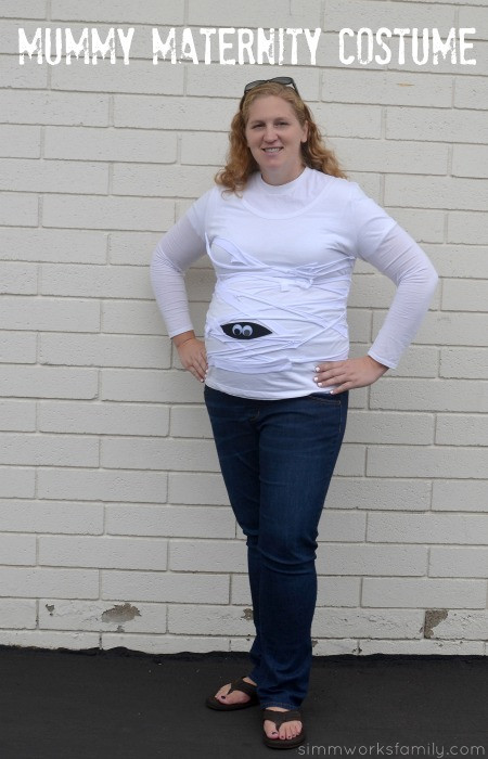 DIY Pregnancy Costumes
 Last Minute DIY Mummy Maternity Costume A Crafty Spoonful