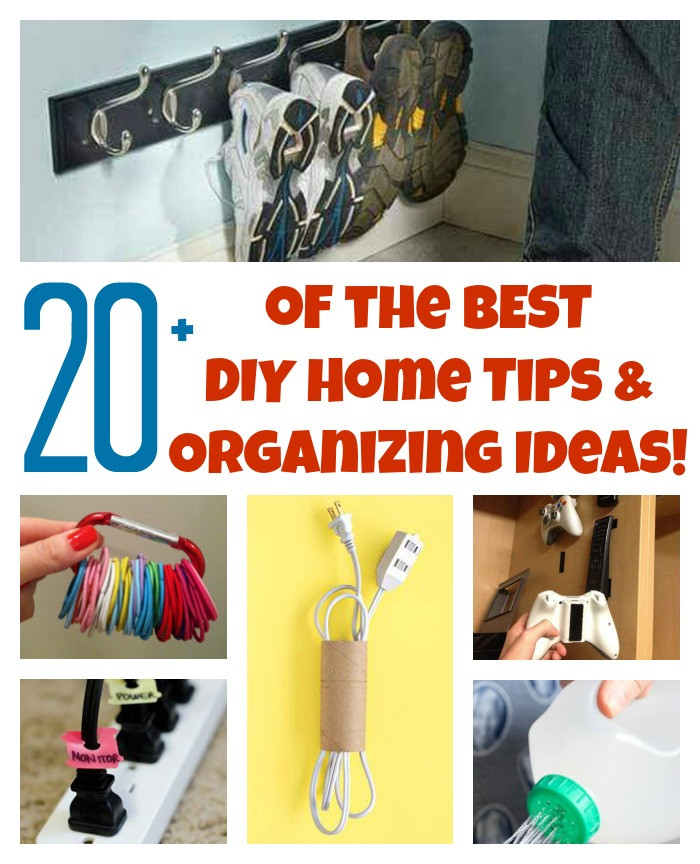 DIY Projects For Home Organization
 20 of the BEST DIY Home Organizing Hacks and Tips