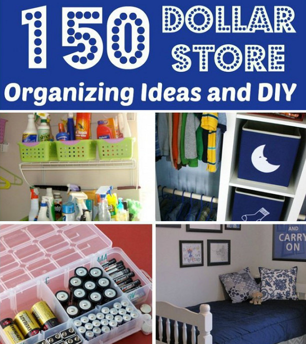 DIY Projects For Home Organization
 DIY & Crafts 150 Dollar Store Organization Ideas And