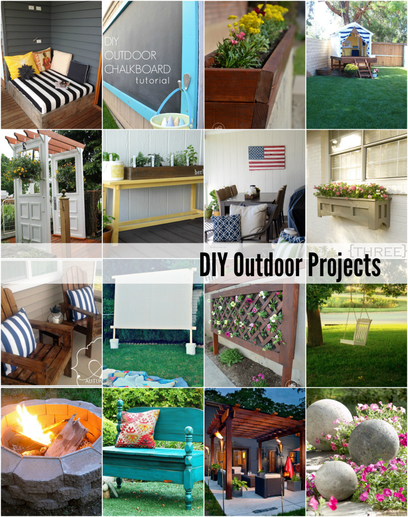 DIY Projects Outdoor
 20 DIY Outdoor Projects The Idea Room