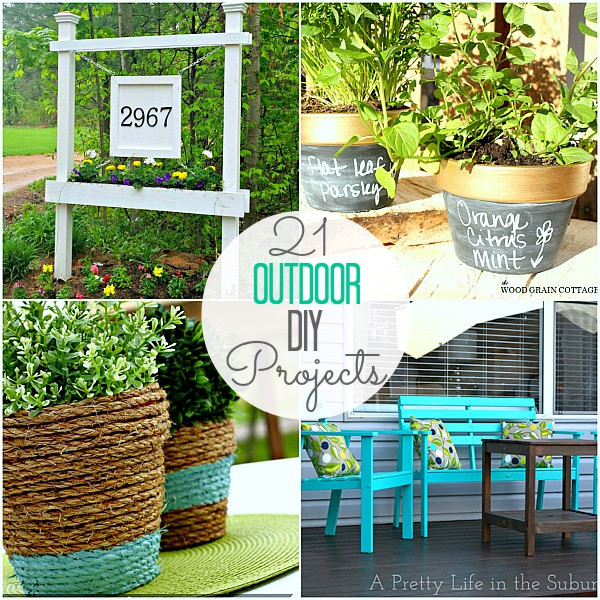 DIY Projects Outdoor
 Great Ideas 21 Projects to Spruce Up Your Backyard