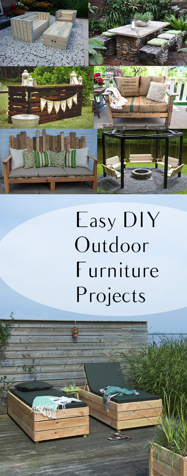 DIY Projects Outdoor
 Easy DIY Garden and Outdoor Furniture Ideas