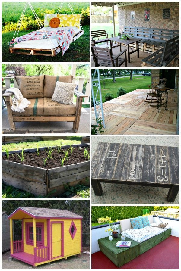 DIY Projects Outdoor
 15 DIY Backyard Pallet Projects with Step by Step