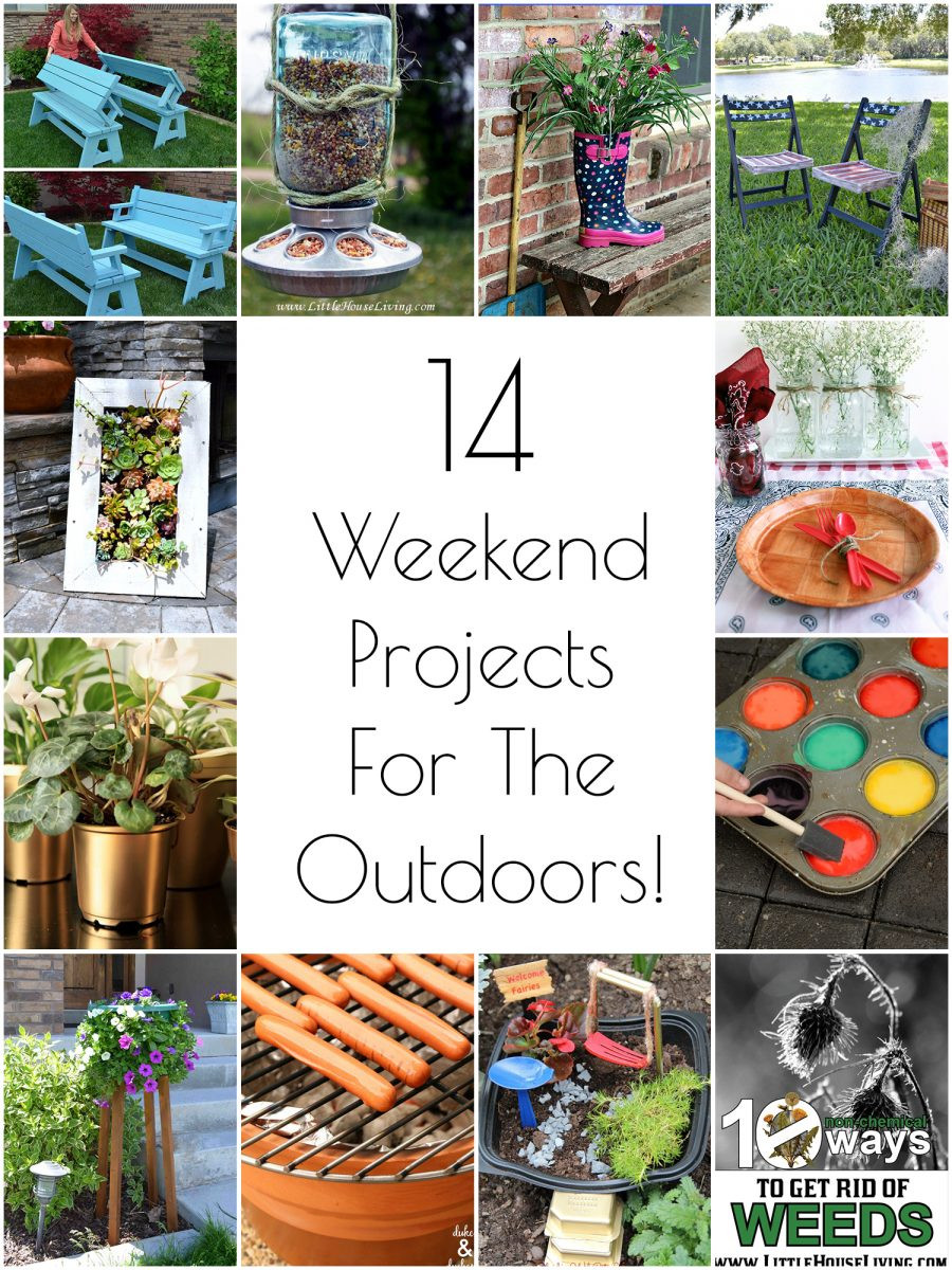 DIY Projects Outdoor
 So Creative 14 DIY Outdoor Weekend Projects