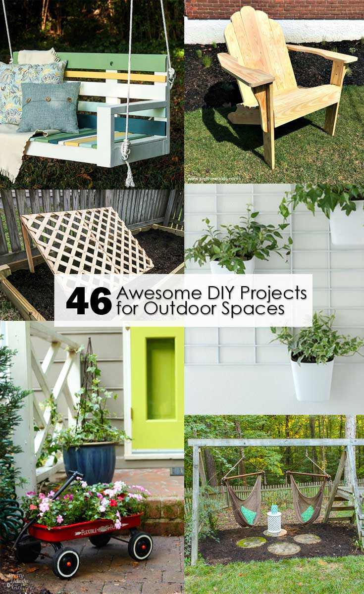 DIY Projects Outdoor
 46 Awesome DIY Projects for Outdoor Spaces Pretty Handy Girl