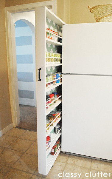 DIY Pull Out Cabinet Organizer
 DIY Pull Out Canned Food Organizer
