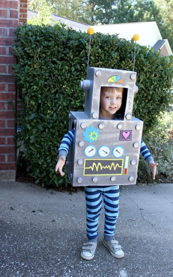 DIY Robot Costume Toddler
 robot costume diy robot kids costume toddler costume