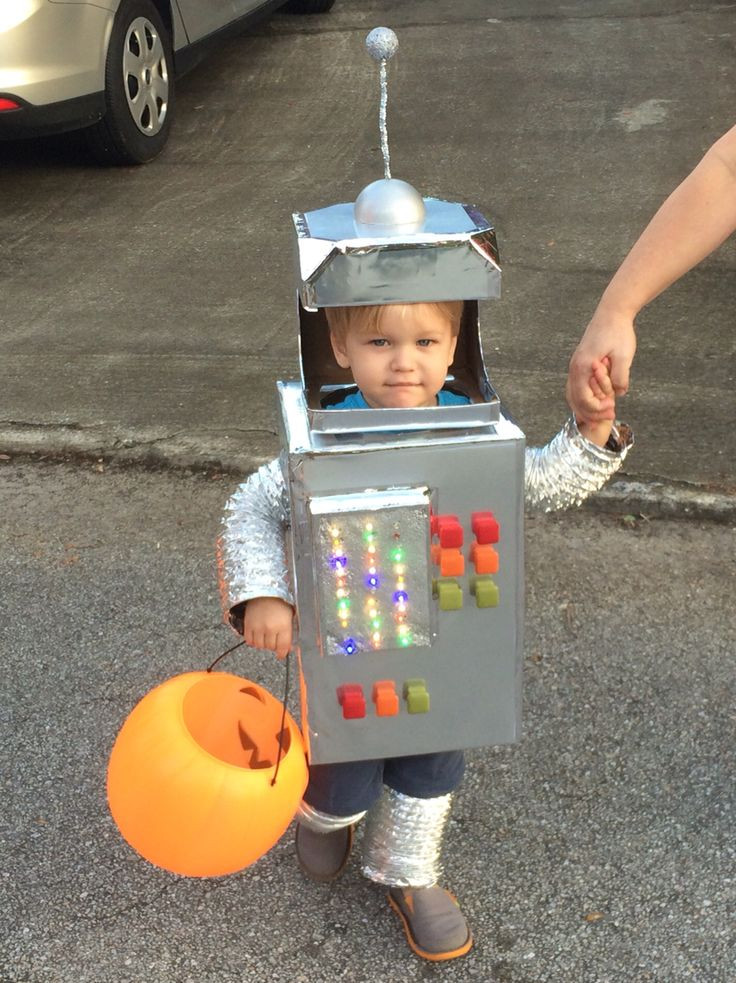 DIY Robot Costume Toddler
 Best homemade robot costume ever