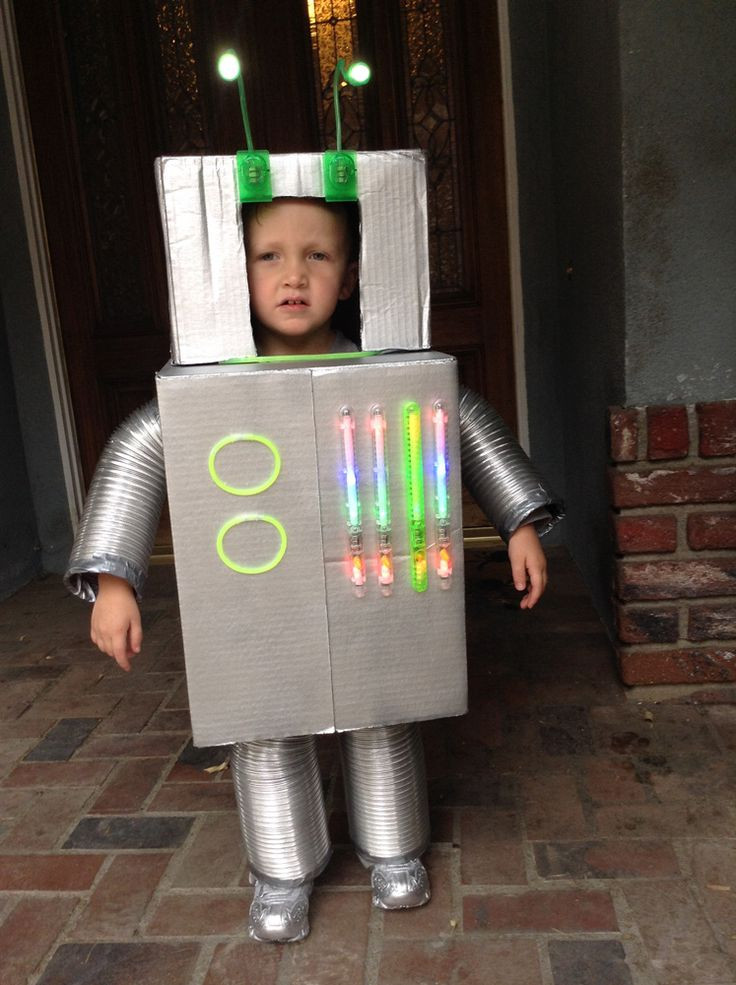 DIY Robot Costume Toddler
 Vincent the Robot Toddler Halloween Costume in 2019