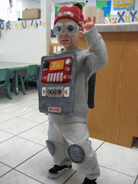 DIY Robot Costume Toddler
 homemade kids robot costume Costume Pop