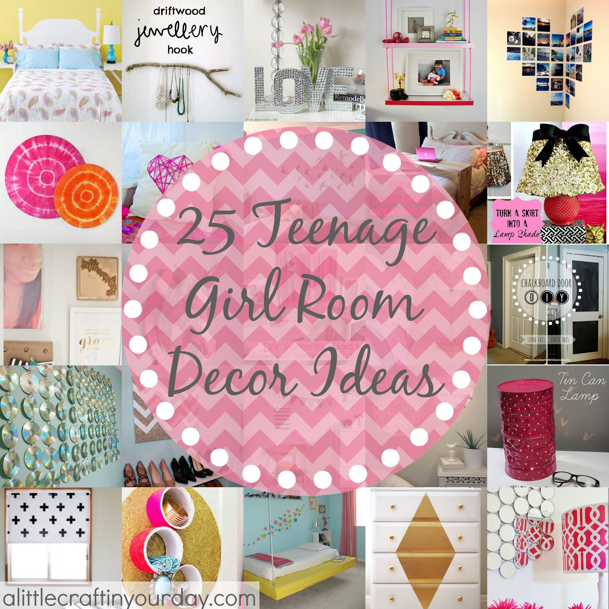 DIY Room Decor Ideas For Teens
 25 More Teenage Girl Room Decor Ideas A Little Craft In