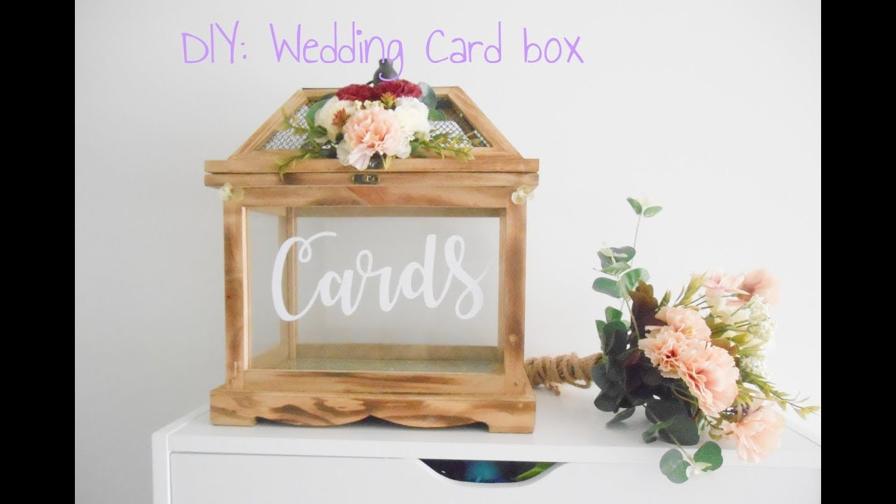 DIY Rustic Wedding Card Box
 DIY WEDDING EP1 RUSTIC WEDDING CARD BOX FOR UNDER $30