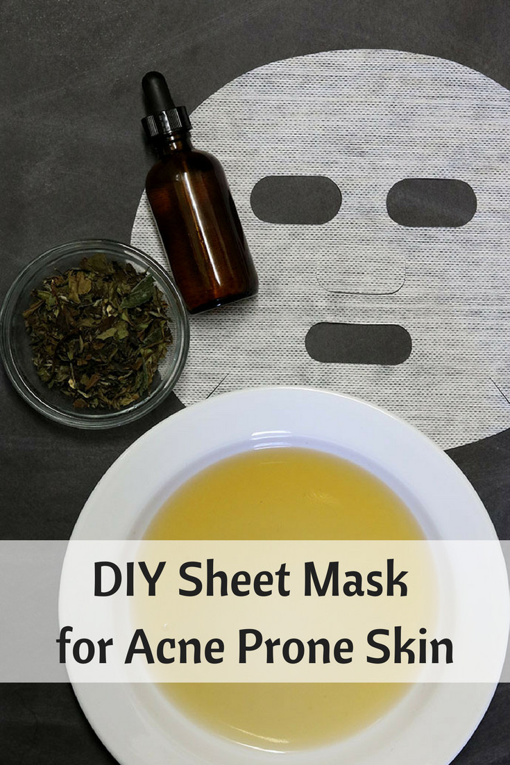 DIY Sheet Mask Recipes
 DIY Sheet Mask for Acne Prone Skin Everything Pretty
