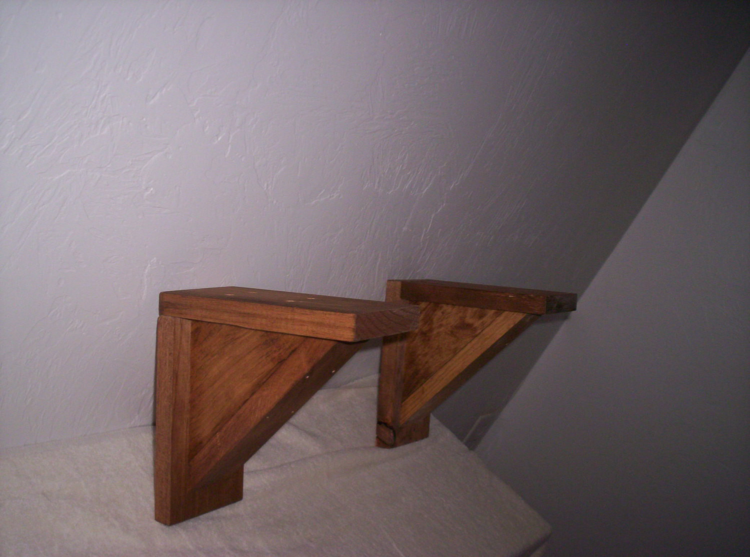 DIY Shelving Brackets
 Wooden Support Brackets for DIY Shelving set of 2 brackets