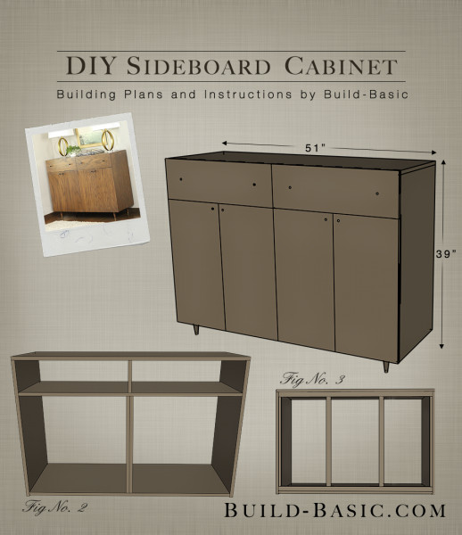 DIY Sideboard Plans
 Build a DIY Sideboard Cabinet ‹ Build Basic