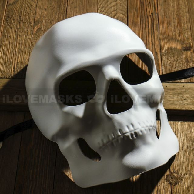 DIY Skull Mask
 White Sugar Skull Mask Halloween Masquerade Party Mardi