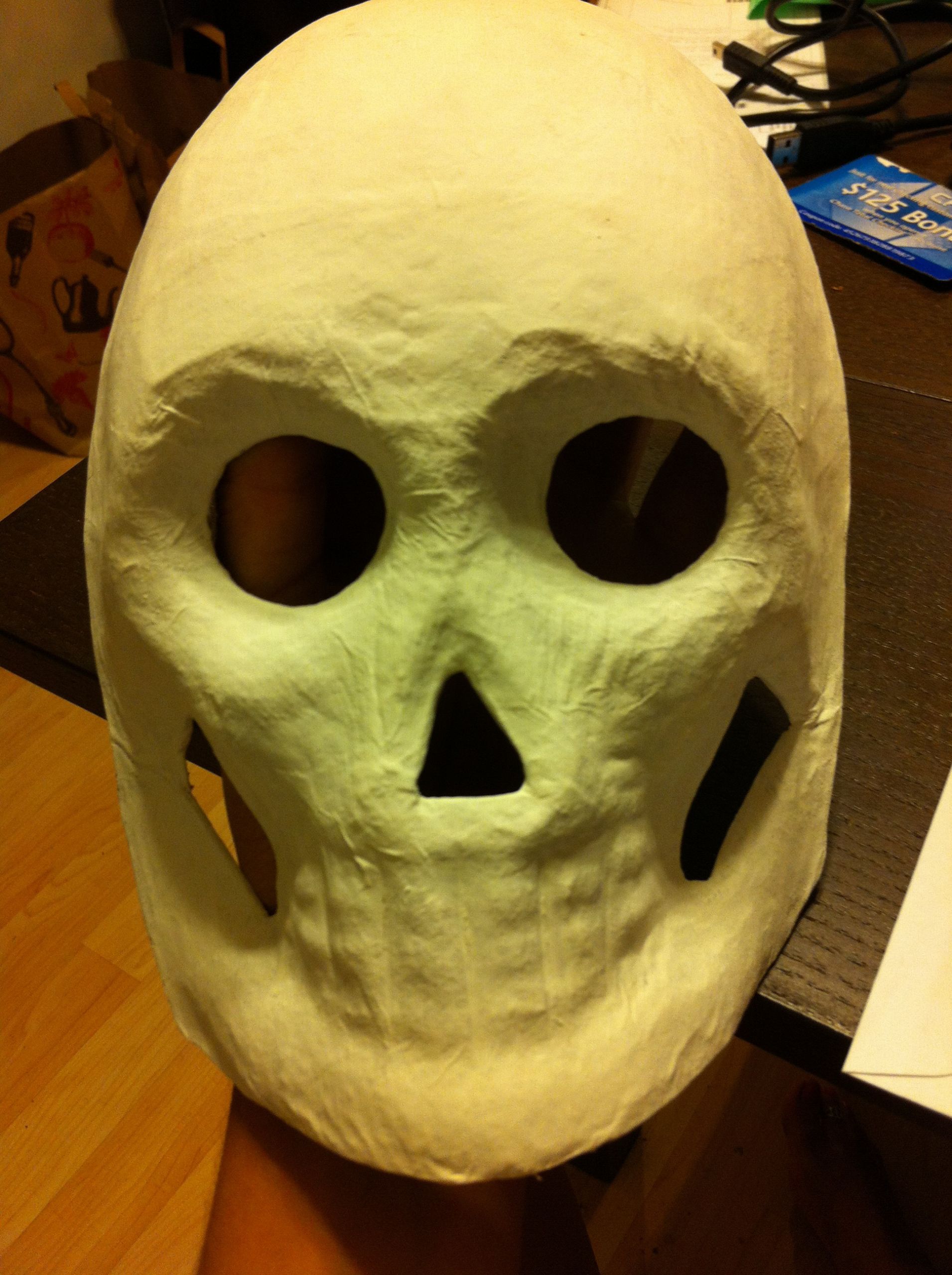 DIY Skull Mask
 pin 126 diy day of the dead sugar skull mask