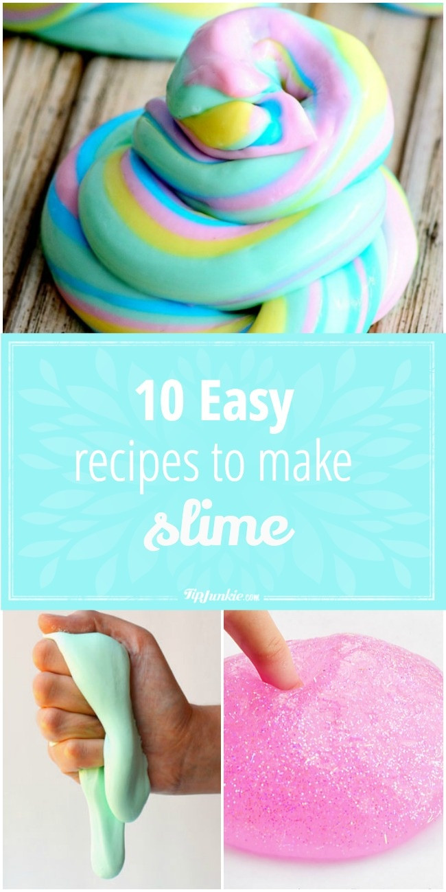 Diy Slime For Kids
 10 Easy Recipes to Make Slime – Tip Junkie