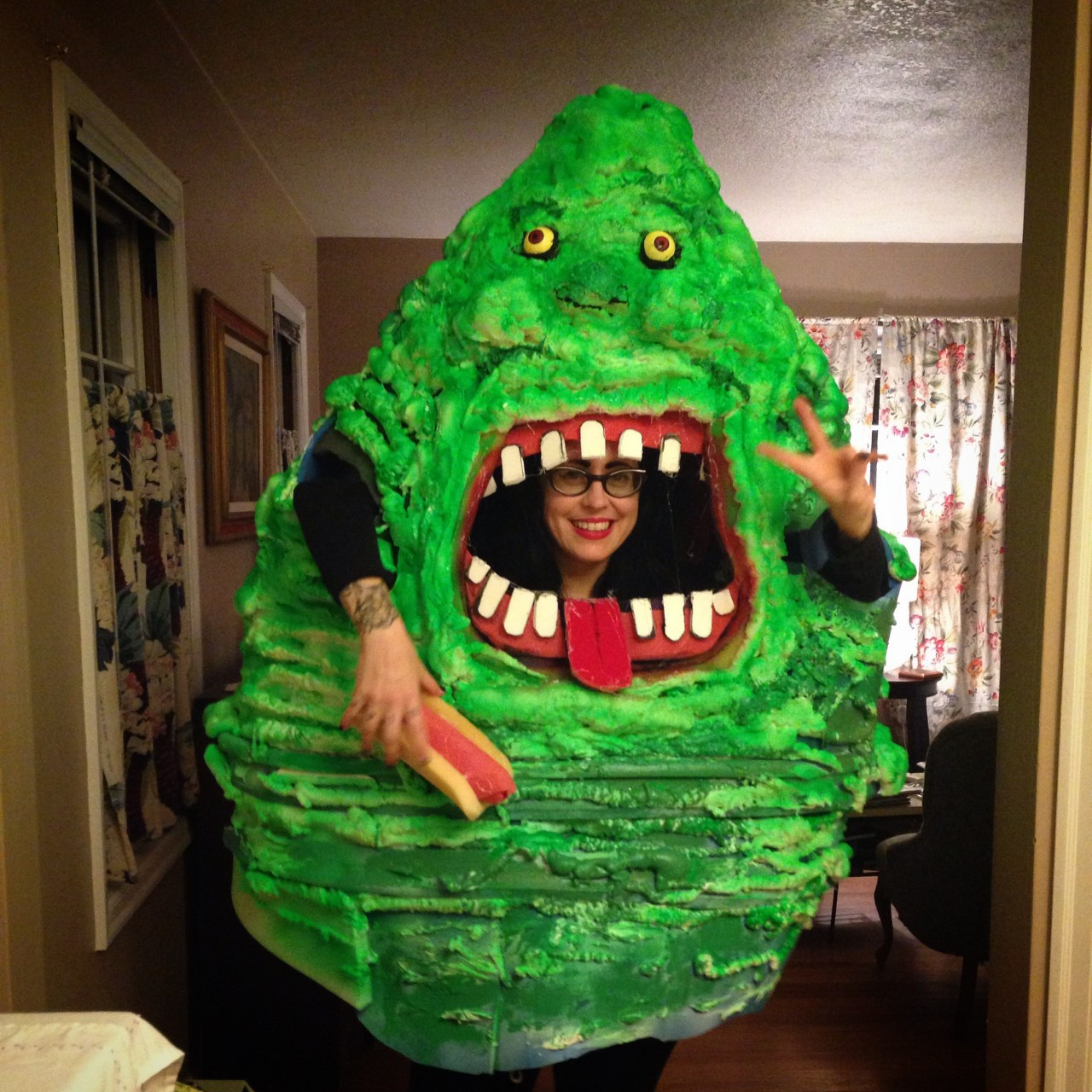 DIY Slimer Costume
 Women and ics An Interview with Nicole J Georges