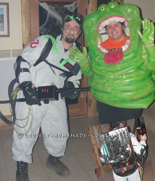 DIY Slimer Costume
 Awesome Homemade Slimer Costume from Ghostbusters