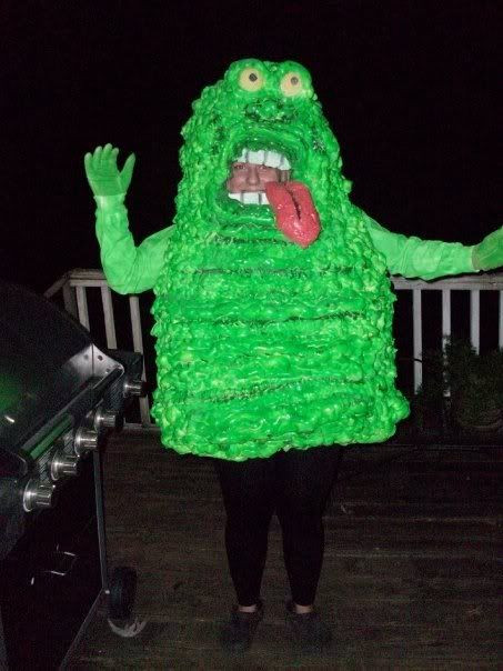 DIY Slimer Costume
 Pin by Jen Walsh on Halloween costumes