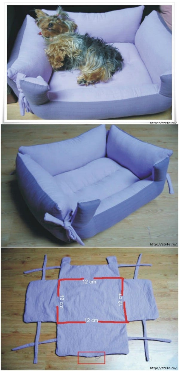 DIY Small Dog Bed
 20 Easy DIY Dog Beds and Crates That Let You Pamper Your