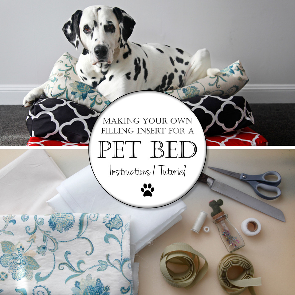 DIY Small Dog Bed
 Dalmatian DIY Making Your Own Simple Dog Bed Insert Cushions