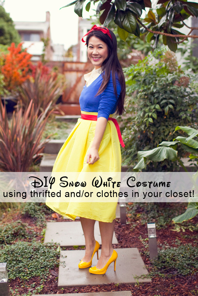 DIY Snow White Costume Toddler
 DIY Snow White Costume using thrifted and or clothes in