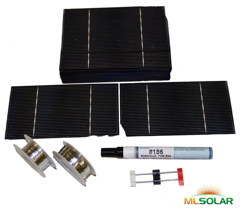 DIY Solar System Kit
 250g 3x6 Solar Cell Kit for DIY Solar Panel Whole