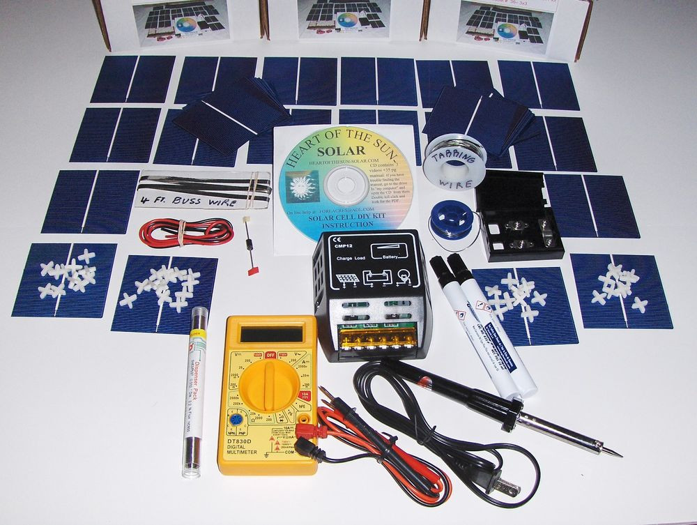 DIY Solar System Kit
 Learn to build your own solar cells panels diy kit