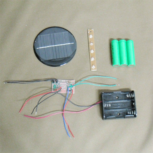 DIY Solar System Kit
 3 6V Solar Auto Light DIY Kit 5 LEDs