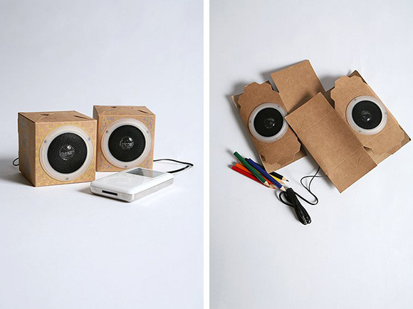 DIY Speakers Kit
 DIY Speakers Kit es With Cardboard Housing Colored